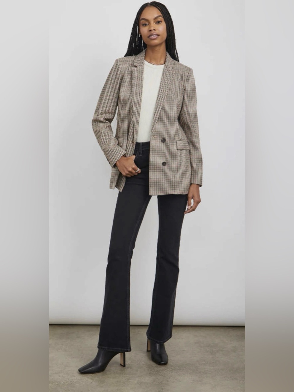 Rails Jac Blazer in Cambridge Plaid